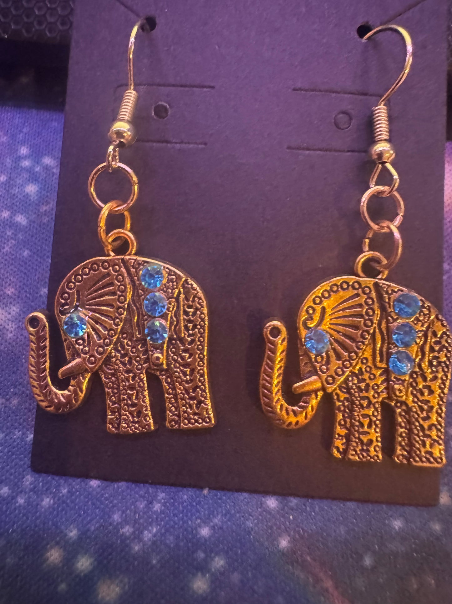 Gold Charm Earring