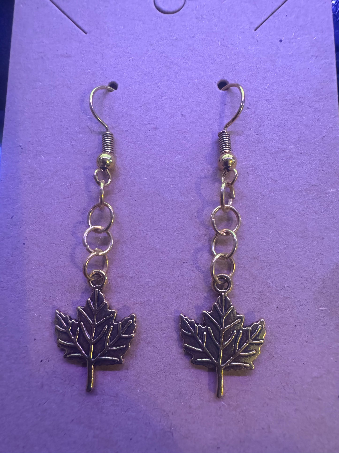 Gold Charm Earring