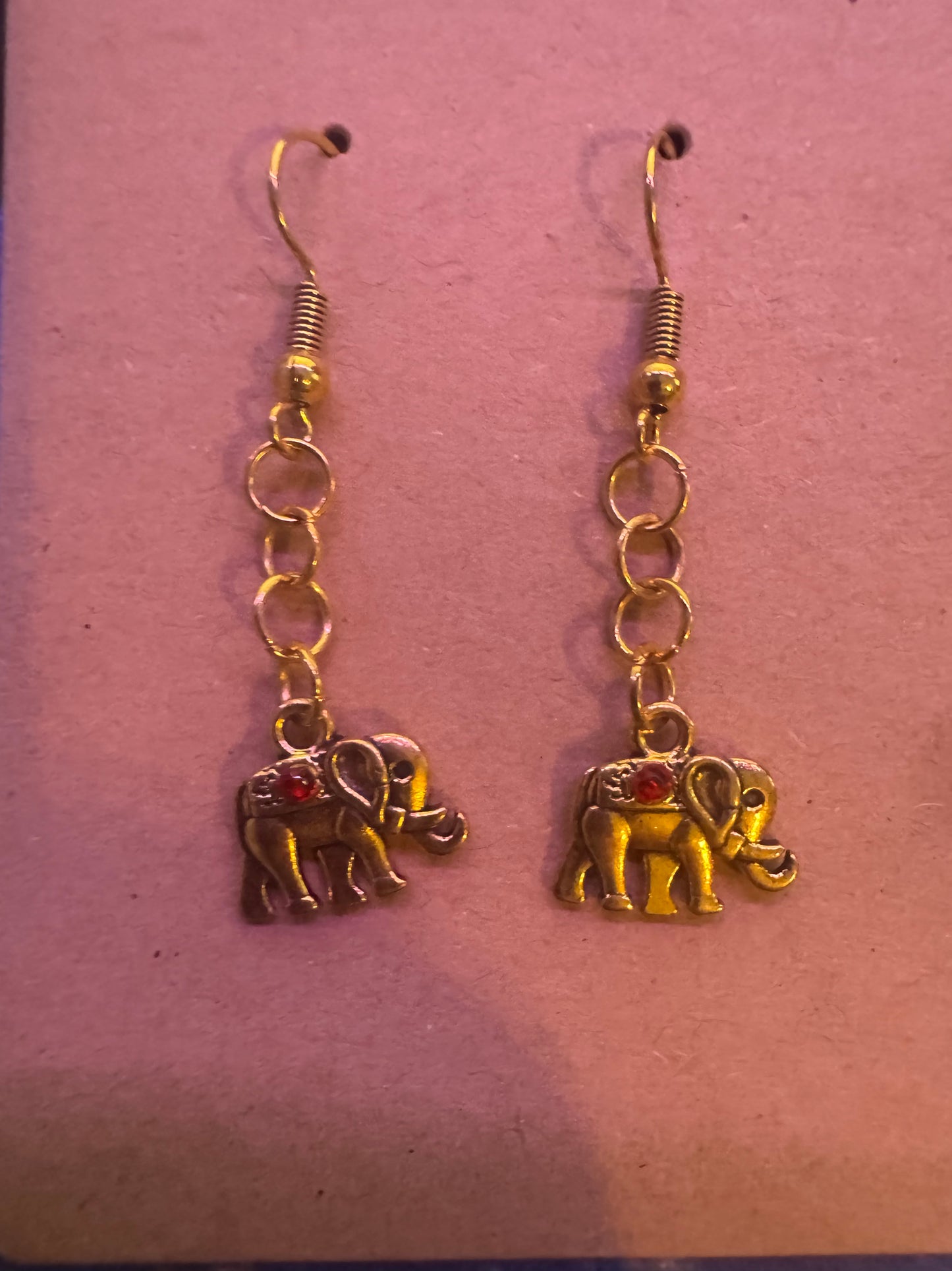 Gold Charm Earring