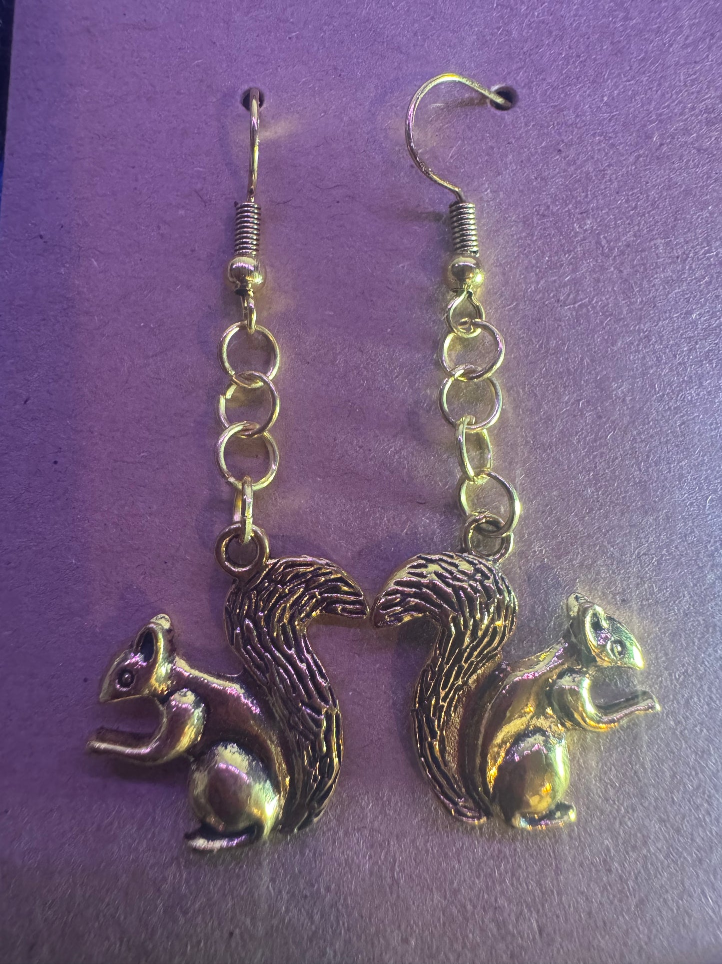 Gold Charm Earring