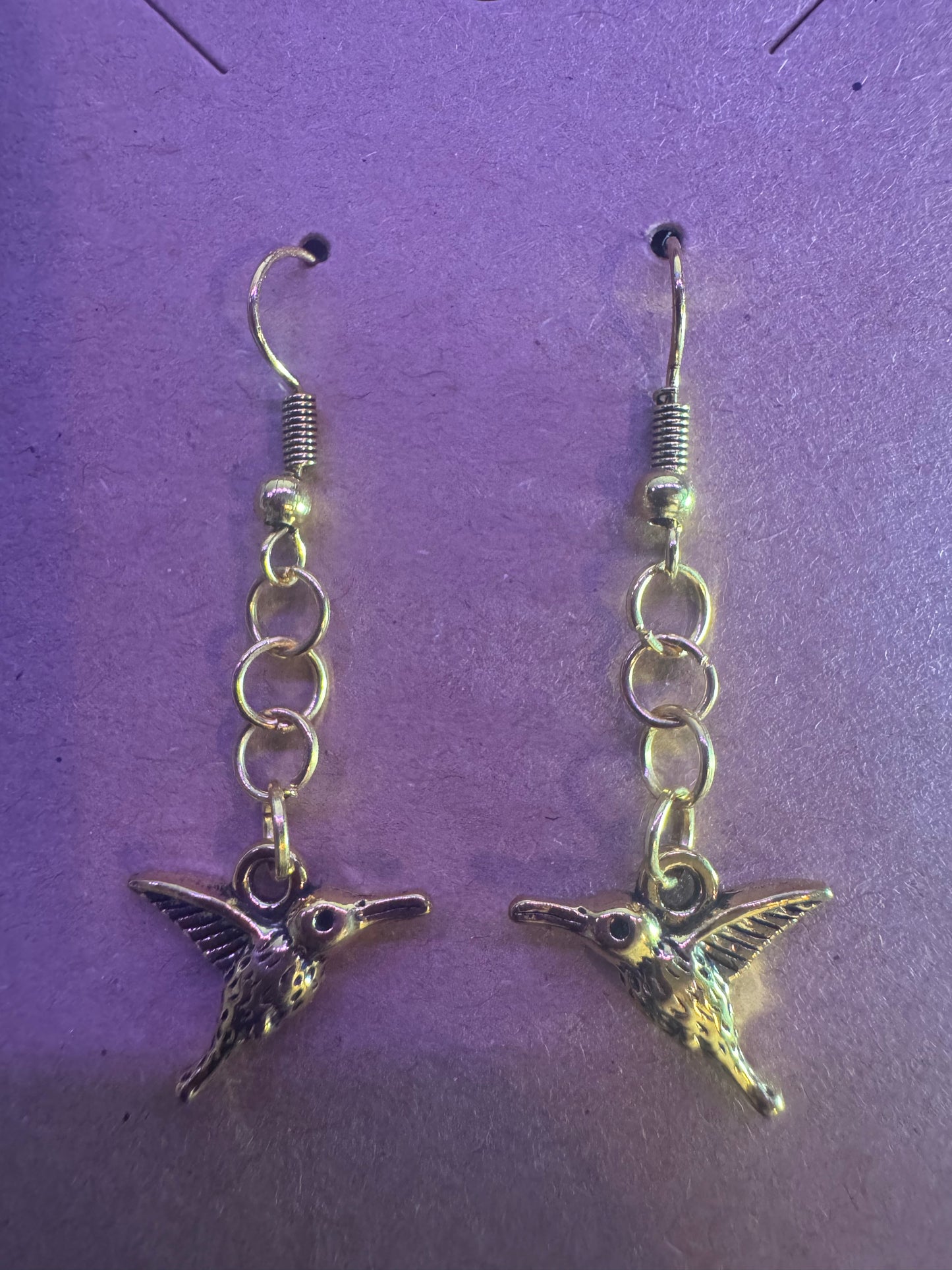 Gold Charm Earring