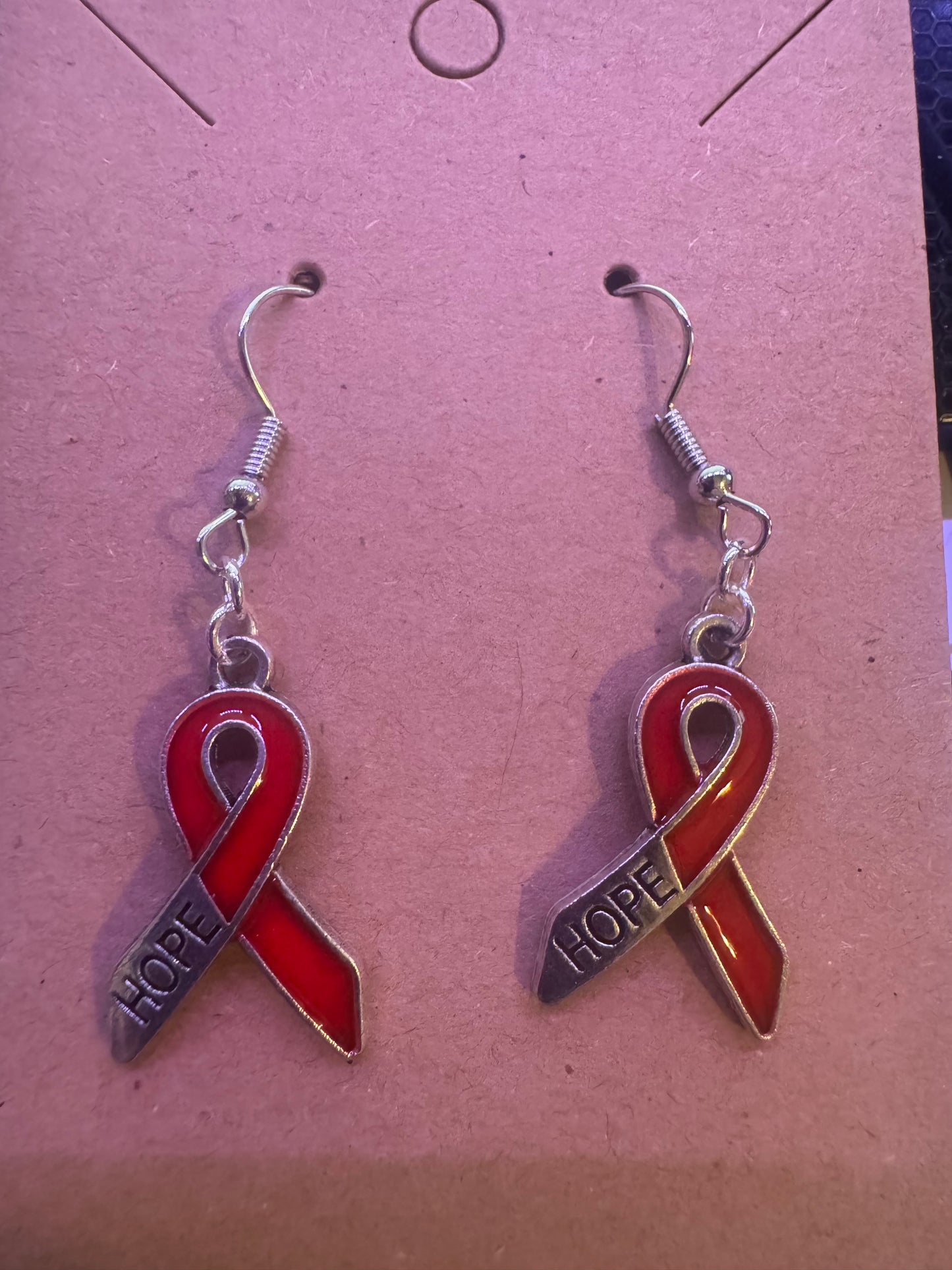 Cancer Awareness/Hope Earrings