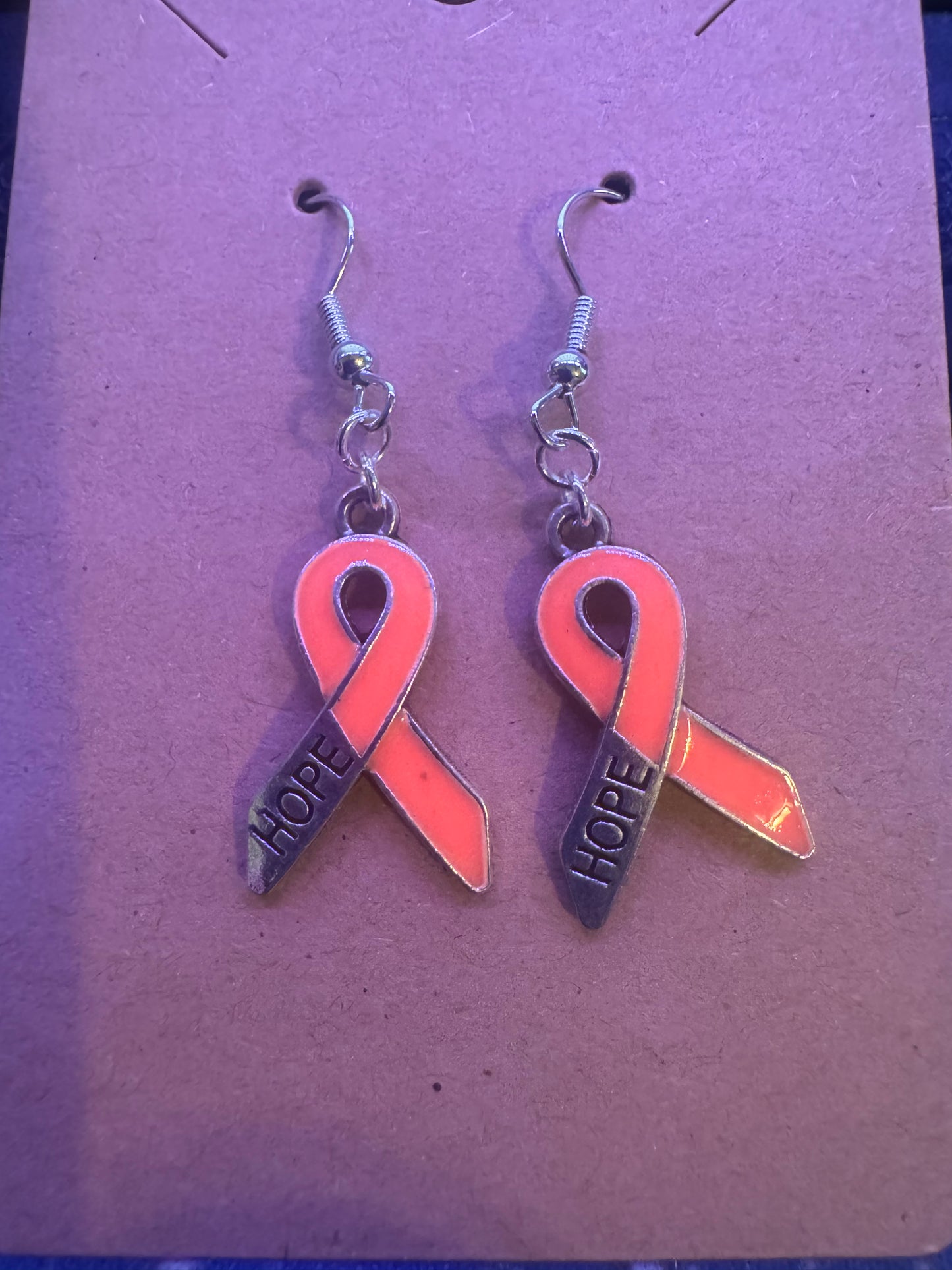 Cancer Awareness/Hope Earrings
